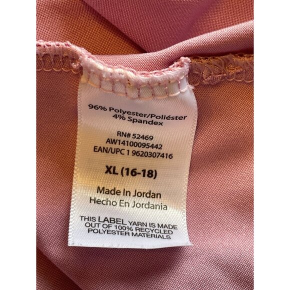 Womens PINK RACERBACK TANK TOP FITNESS Athletic Works XL - Picture 8 of 8